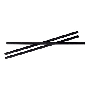 Black Cocktail Paper Straws